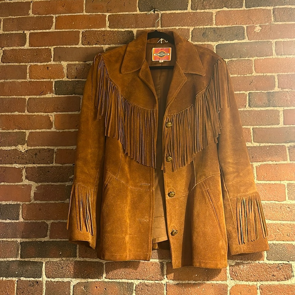 Suede Fringe Jacket